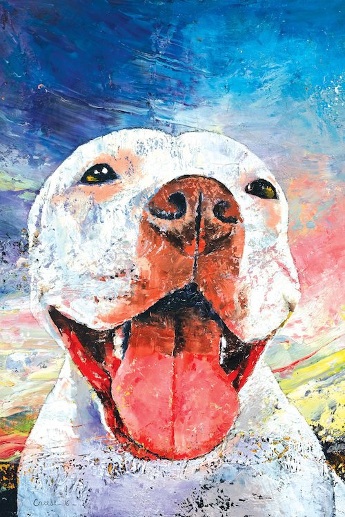 500x750 East Urban Home - Pitbull Painting