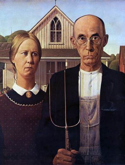 400x528 American Gothic Meaning Grant Wood Painting Interpretation Amp Analysis - Pitchfork Painting