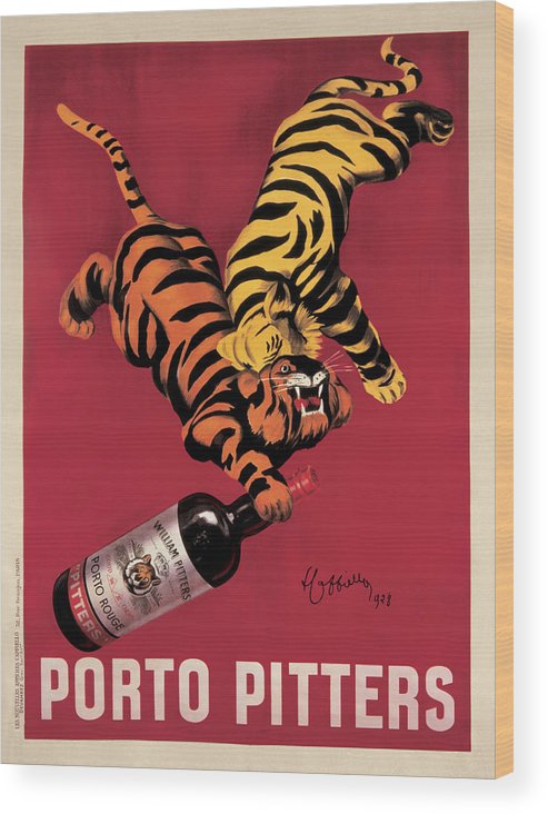 493x732 Porto Pitters Wood Print By Leonetto Cappiello - Pitters Painting