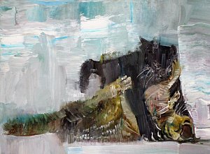 300x221 Cat Fight Paintings Fine Art America - Pitters Painting