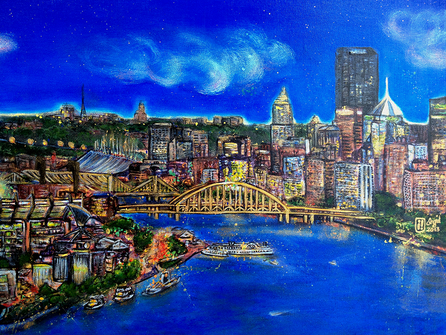 900x677 Ingrid Alvarez Categories Oil Painting - Pittsburgh Painting