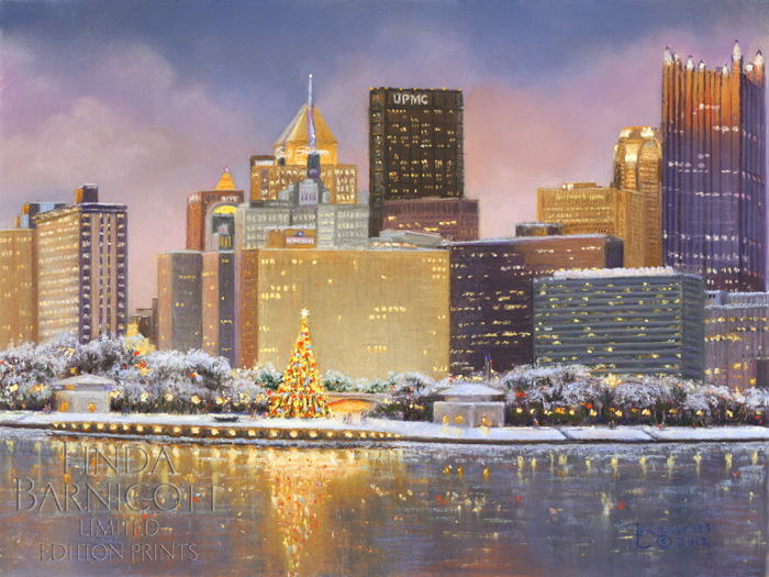 700x525 Pittsburgh's Shimmering Linda Barnicott Publishing, Llc - Pittsburgh Painting