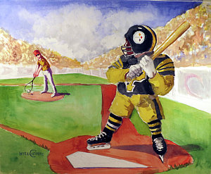 300x247 Pittsburgh Penguins Paintings Pixels - Pittsburgh Penguins Painting