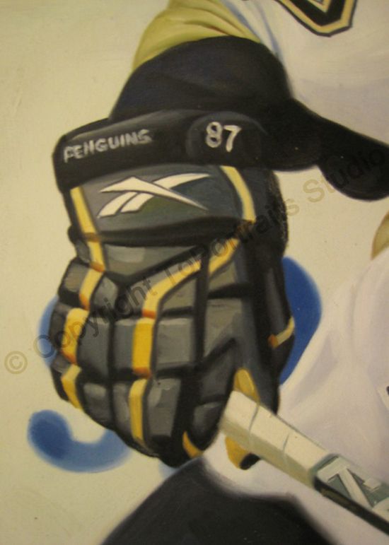 550x771 Sidney Crosby, Pittsburgh Penguins - Pittsburgh Penguins Painting