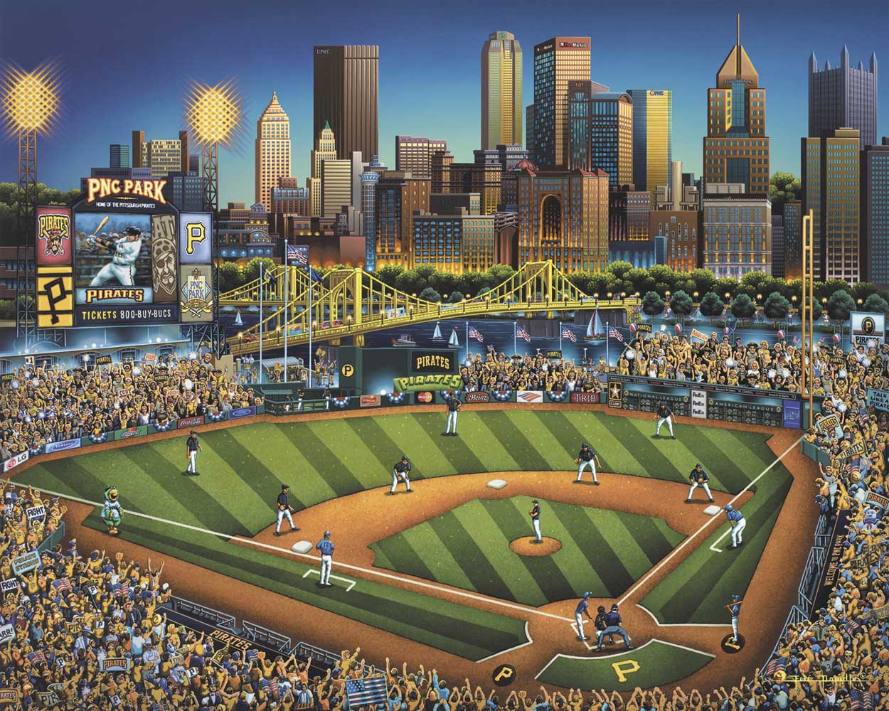 1250x1000 Pittsburgh Pirates - Pittsburgh Pirates Painting