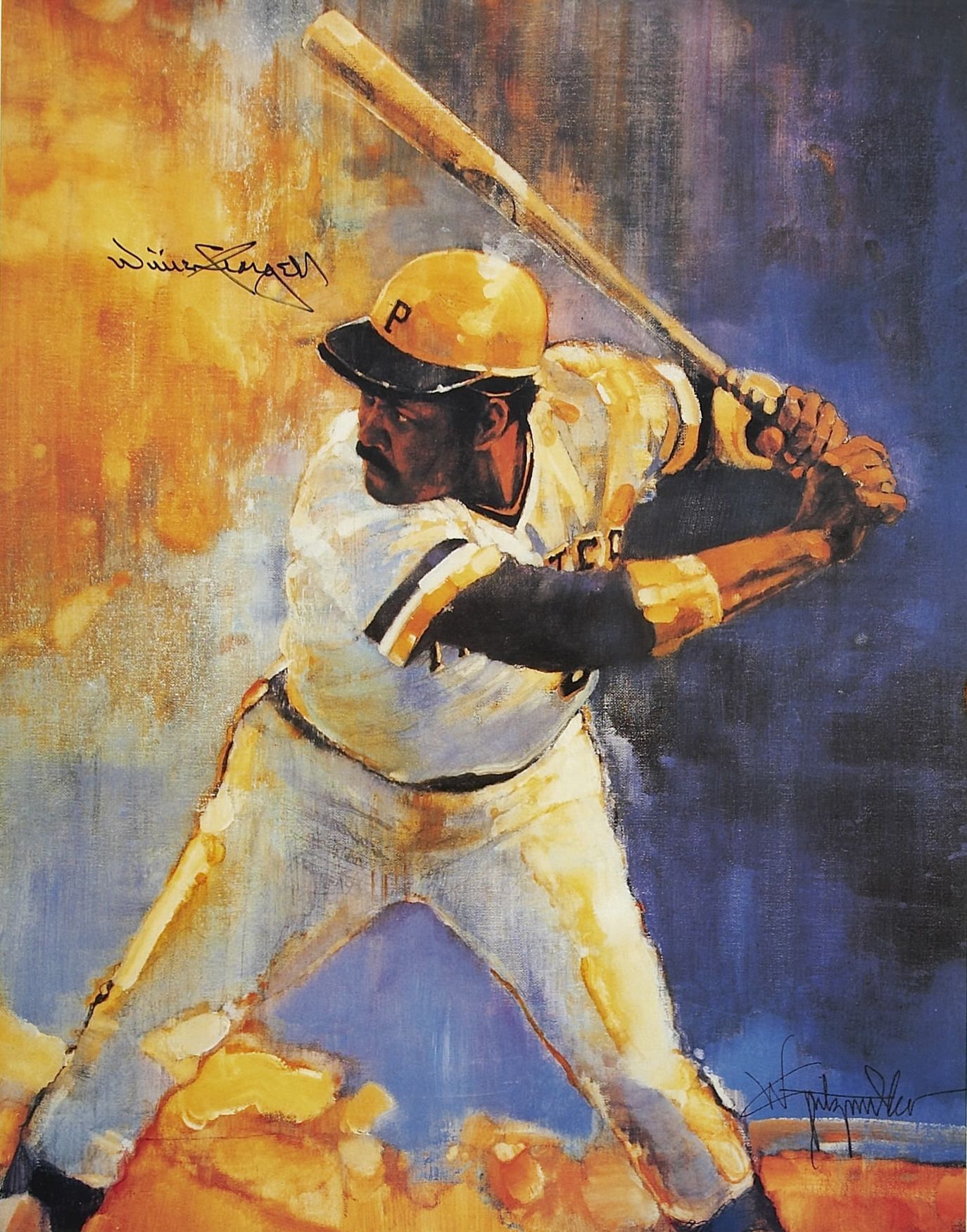 1374x1751 Willie Stargell, Pittsburgh Pirates. Painting By Walt Spitzmiller - Pittsburgh Pirates Painting