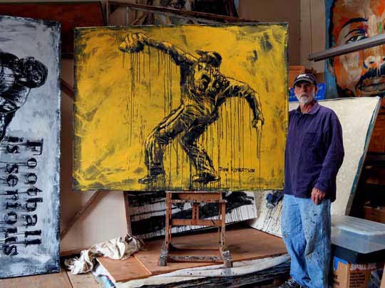 540x405 Baseball Art Painting Of Pittsburgh Pirates Dave Parker - Pittsburgh Pirates Painting