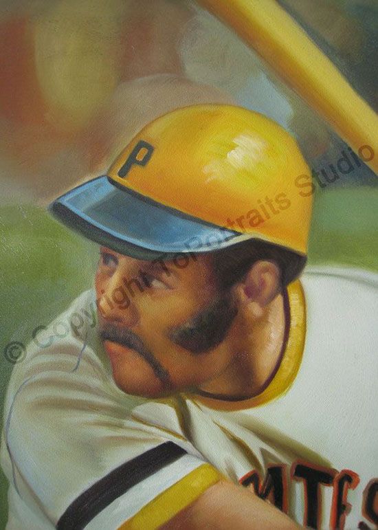 550x771 Willie Stargell Pittsburgh Pirates - Pittsburgh Pirates Painting