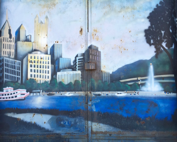 600x480 Pittsburgh Skyline Pittsburgh Orbit - Pittsburgh Skyline Painting