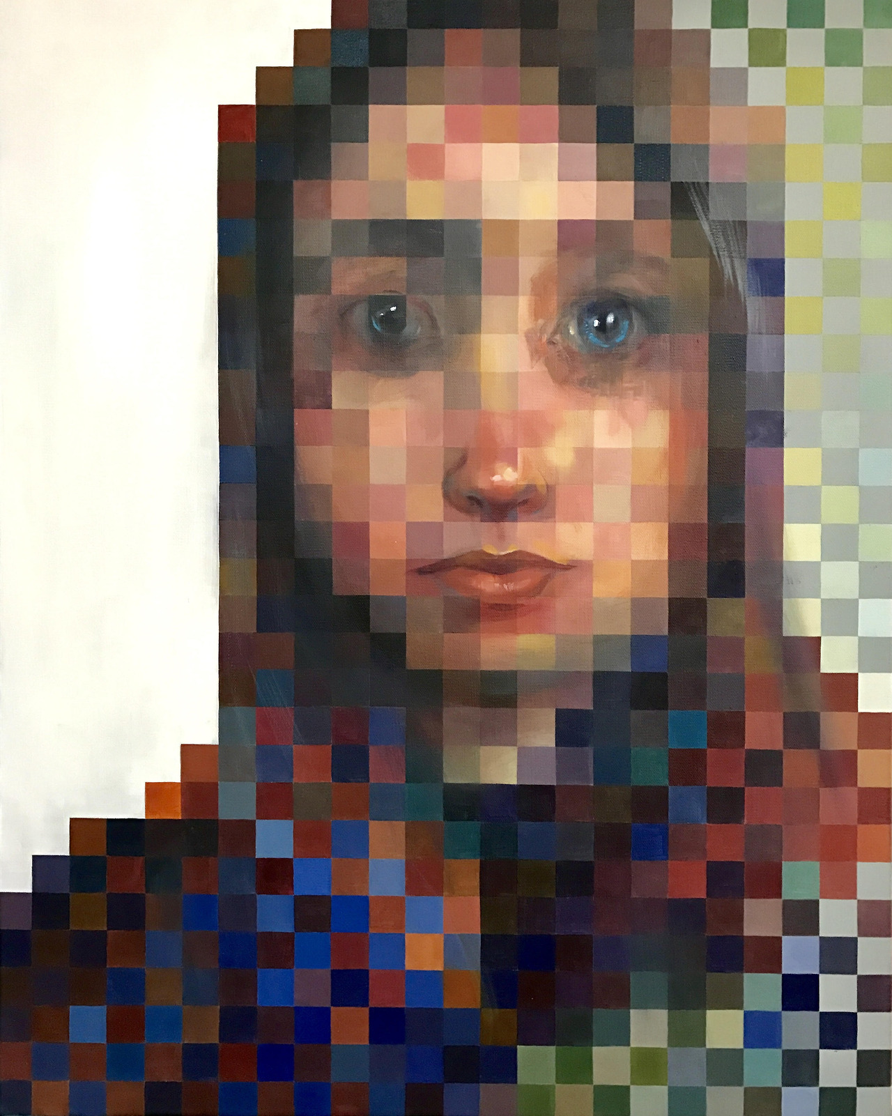 1280x1601 Supersonic Art Daniel Chen's Pixel Paintings. Resembling - Pixel Painting