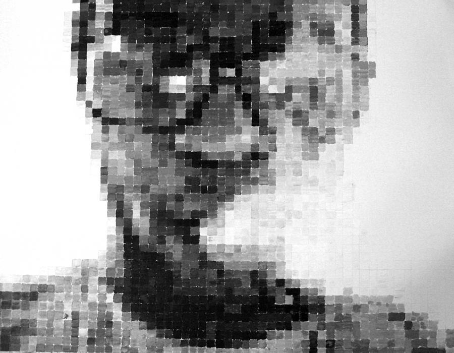 900x700 Kid Cudi Pixel Painting By Brad Geers - Pixel Painting