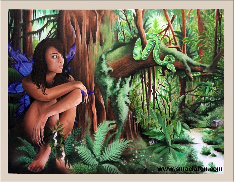 900x700 Last Of The Pixies Painting - Pixie Painting