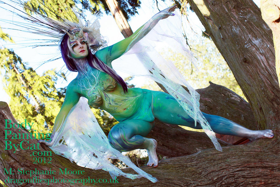 900x601 Patronus Pixie Bodypaint Tree Stretch Paintopia 12 By - Pixie Painting