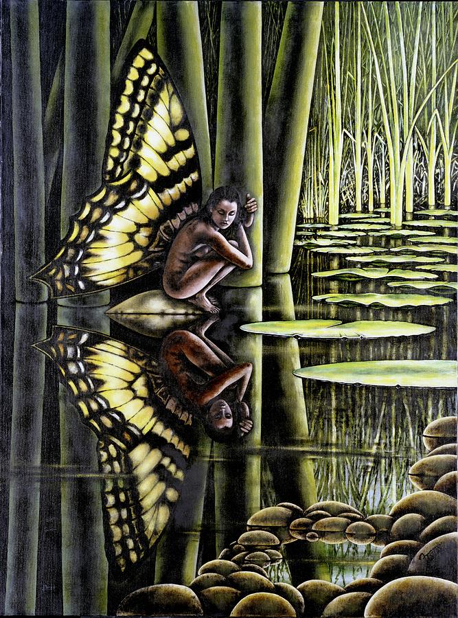 667x900 Pixie I Painting By Michael Frank - Pixie Painting