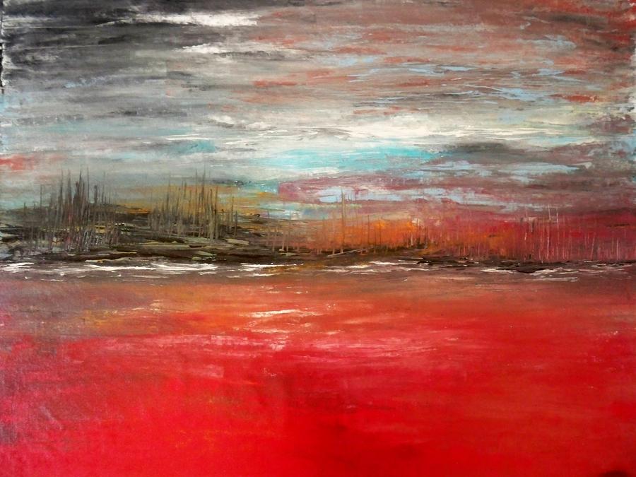 900x675 Approaching Storm Painting By Maximo Pizarro - Pizarro Painting