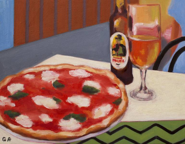 Pizza Painting at PaintingValley.com | Explore collection of Pizza Painting