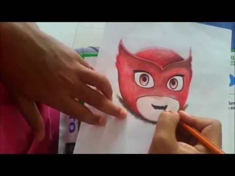 480x360 Pj Masks Pinta A Buhita Painting Owlet - Pj Mask Painting