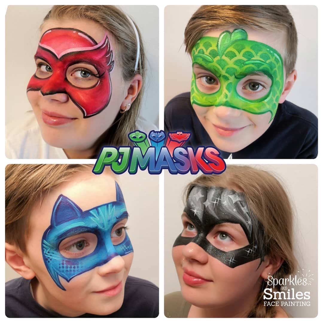 1080x1080 Pin By Magdalena On Face Painting Pj Mask - Pj Mask Painting