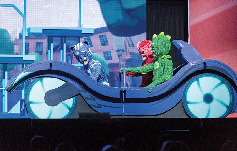 804x512 Pj Masks Delights During Live Show - Pj Masks Painting