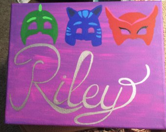 340x270 Pj Masks Painting Etsy - Pj Masks Painting