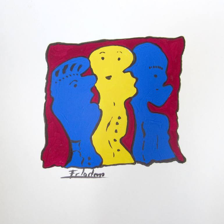 770x770 Saatchi Art 25x25 6 Painting By Erlodem Pj - Pj Painting