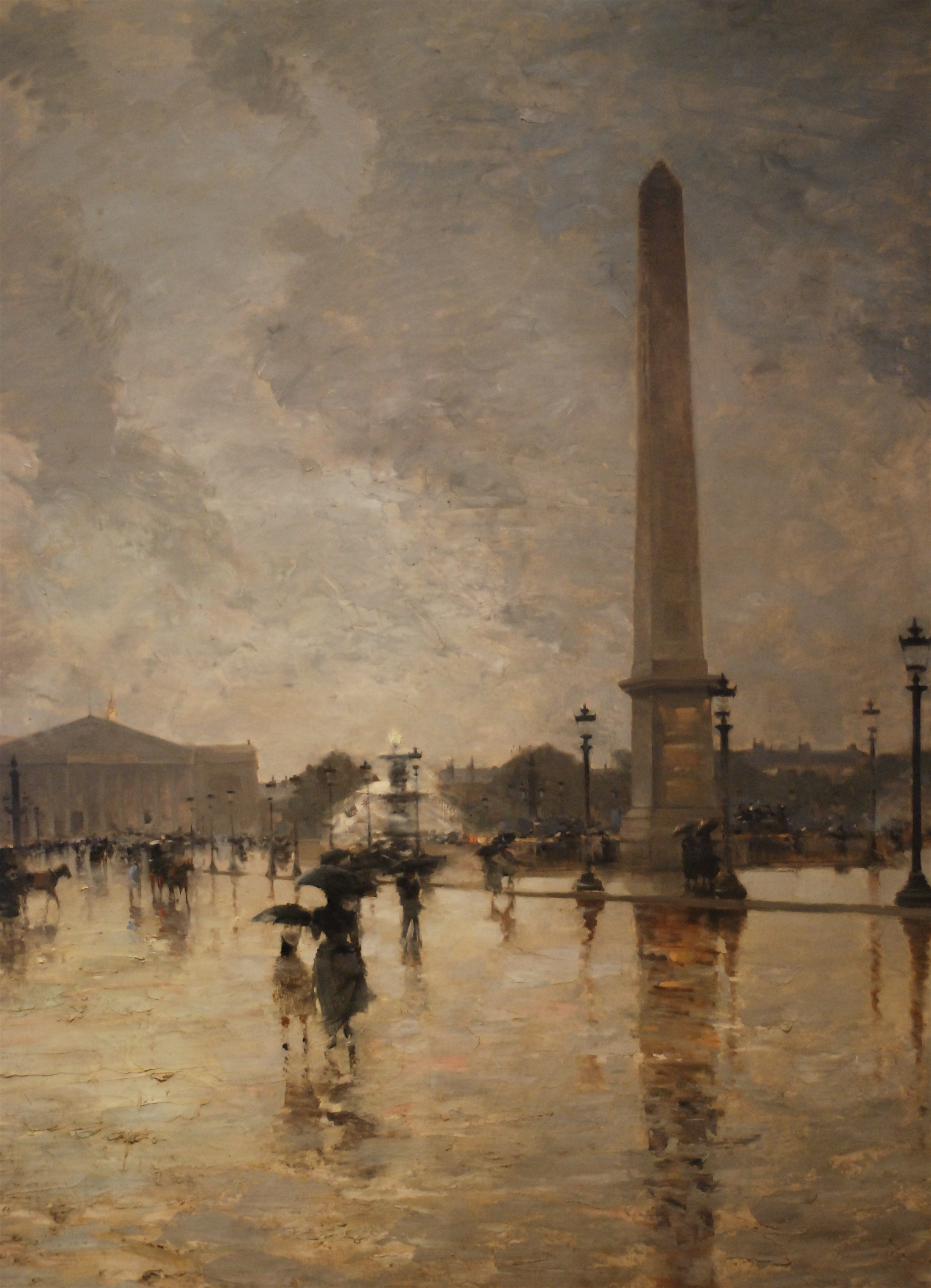 2592x3587 Filealfred Smith - Place De La Concorde Painting