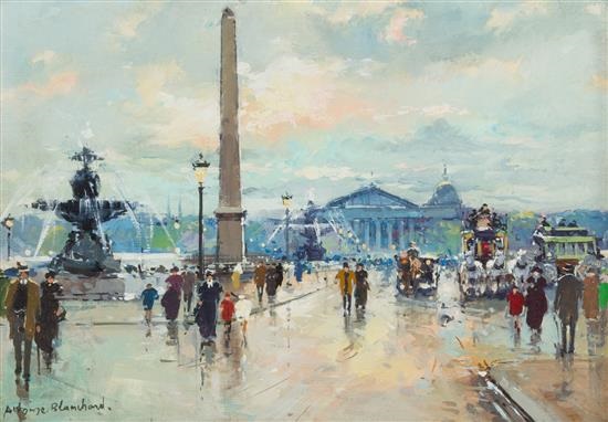 550x382 Place De La Concorde By Antoine Blanchard On Artnet - Place De La Concorde Painting