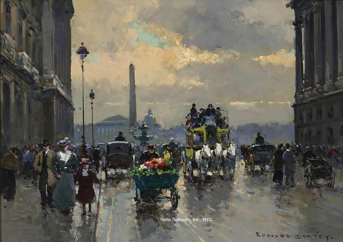 1130x800 Rue Royale, Place De La Concorde - Place De La Concorde Painting