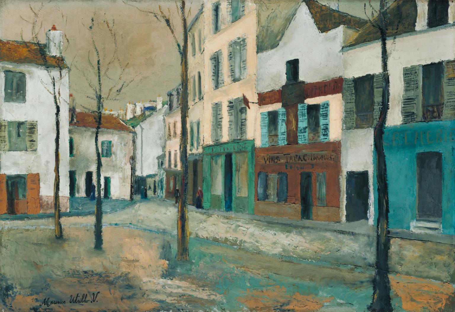 1536x1054 La Place Du Tertre', Maurice Utrillo, C.1910 Tate - Place Du Tertre Painting