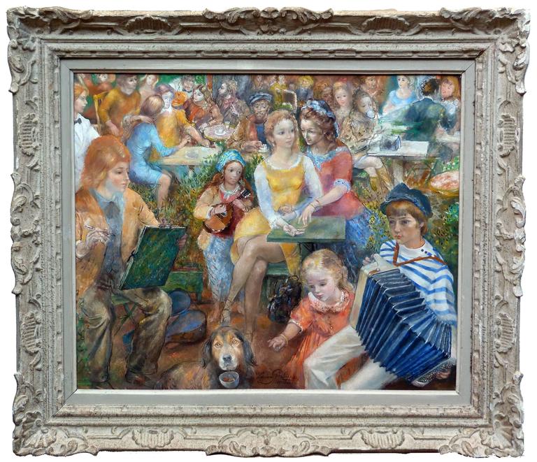 768x661 Lucien Philippe Moretti - Place Du Tertre Painting