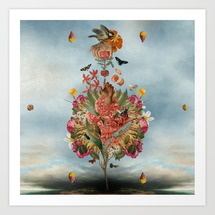 700x700 Placenta Art Print By Dividus Society6 - Placenta Painting