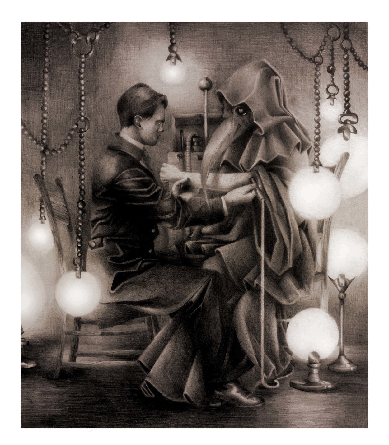 1250x1431 Plague Doctor - Plague Doctor Painting