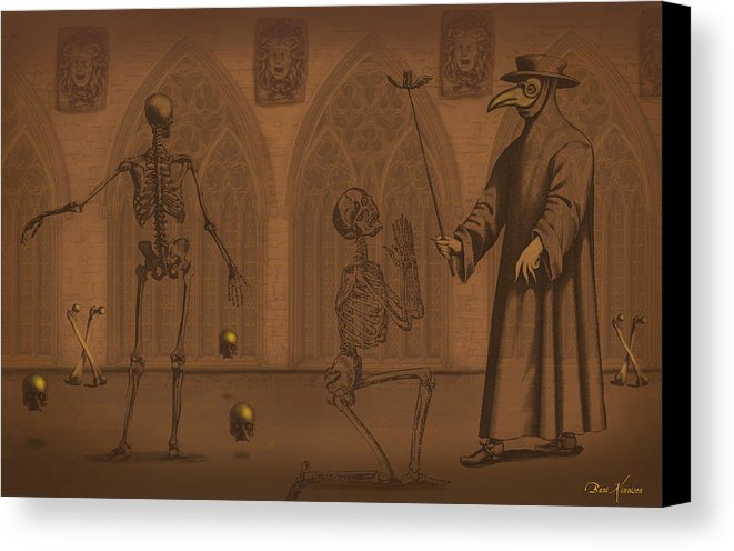 661x496 The Plague Doctor Canvas Print Canvas Art By Little Bunny Sunshine - Plague Doctor Painting