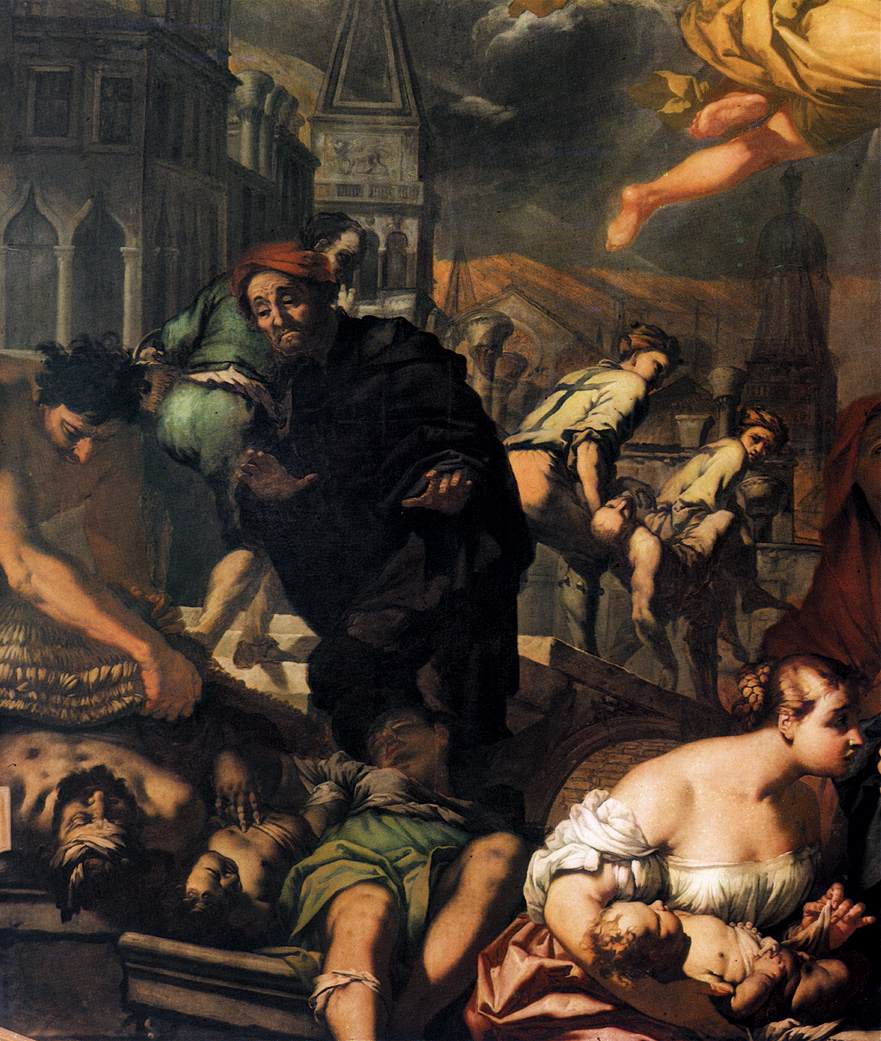 881x1041 Antonio Zanchi - Plague Painting