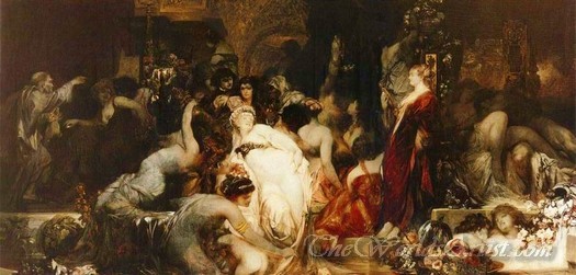 525x251 The Plague In Florence By Hans Makart Oil Painting The World'S - Plague Painting