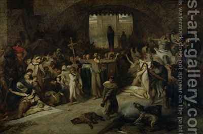 400x264 The Plague Of Tournai In 1095 Louis Gallait Reproduction 1st Art - Plague Painting
