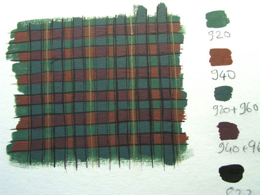533x400 Painting Tartans Planetfigure Miniatures - Plaid Painting