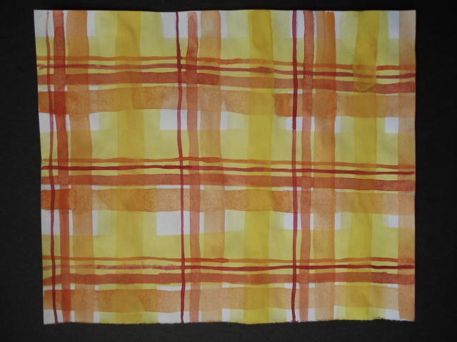 640x480 A Faithful Attempt Pattern Plaid Cat Collage - Plaid Painting