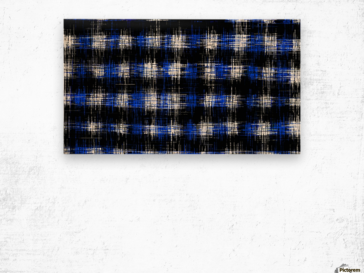 1200x900 Plaid Pattern Painting Texture Abstract In Blue And Black - Plaid Painting