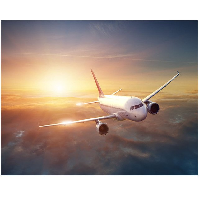 640x640 New Rhinestone Painting Crystal Home Decor Diy Diamond Painting - Plane Painting