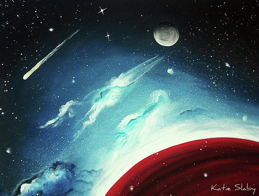 900x680 Red Planet Painting By Katie Slaby - Planet Painting