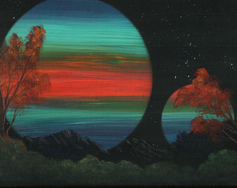 757x600 Planet Painting Tours Of Imagination - Planet Painting