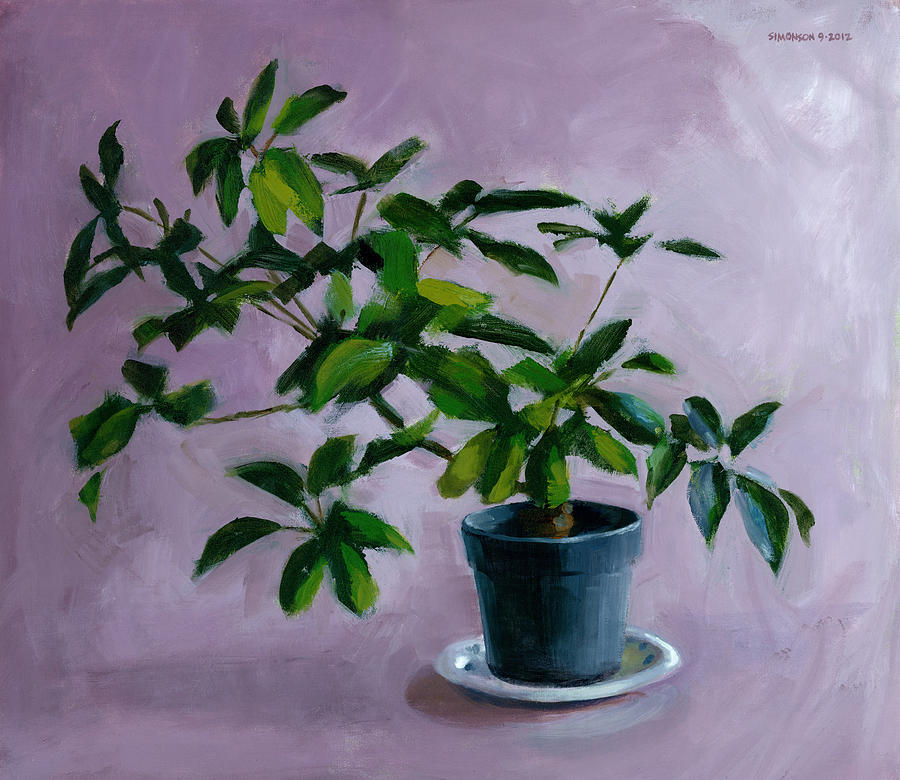 900x780 Octopus Plant Painting By Douglas Simonson - Plant Painting