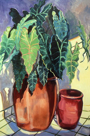 298x450 Sally Ruddy The Mother Plant Still Life Oil Painting - Plant Painting