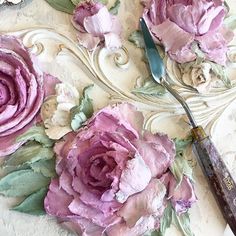 236x236 Silk Flower Dipped In Plaster Of Paris Oh Clay - Plaster Of Paris Painting Techniques