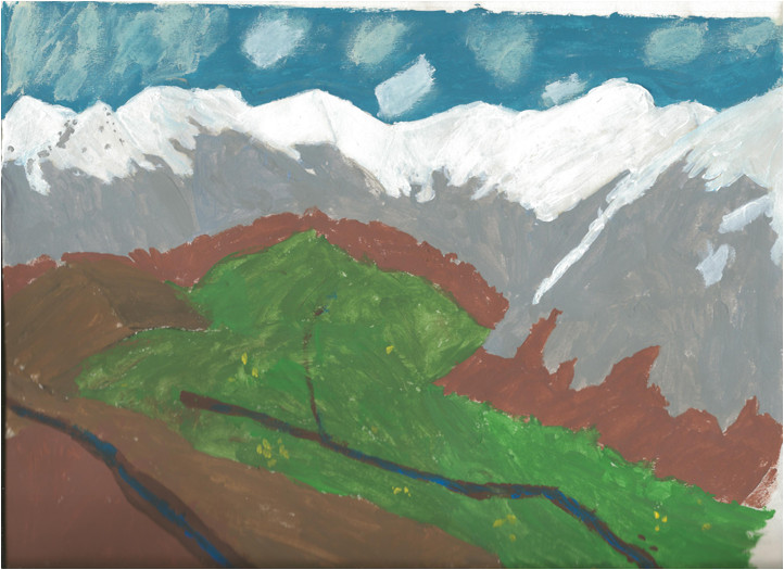 722x525 Plateau Painting By Feisty Tion - Plateau Painting