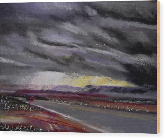 536x452 Stormy Plateau Painting By George Grace - Plateau Painting