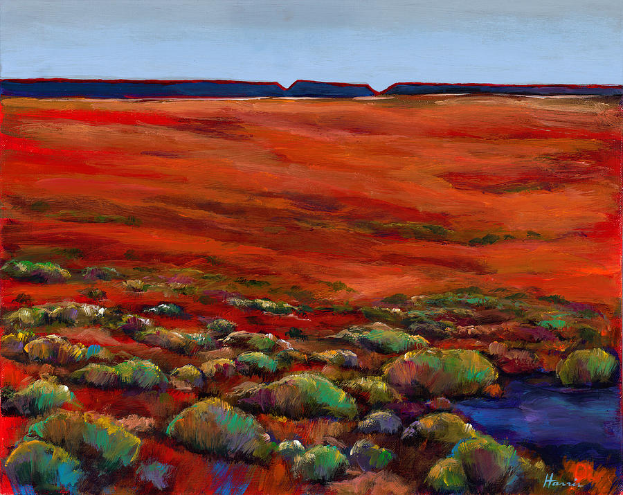 900x715 Unknown Plateau Painting By Johnathan Harris - Plateau Painting