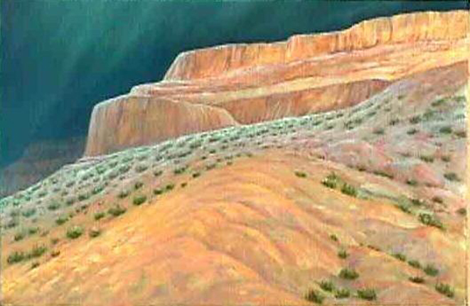 661x431 Ben Q. Adams - Plateau Painting