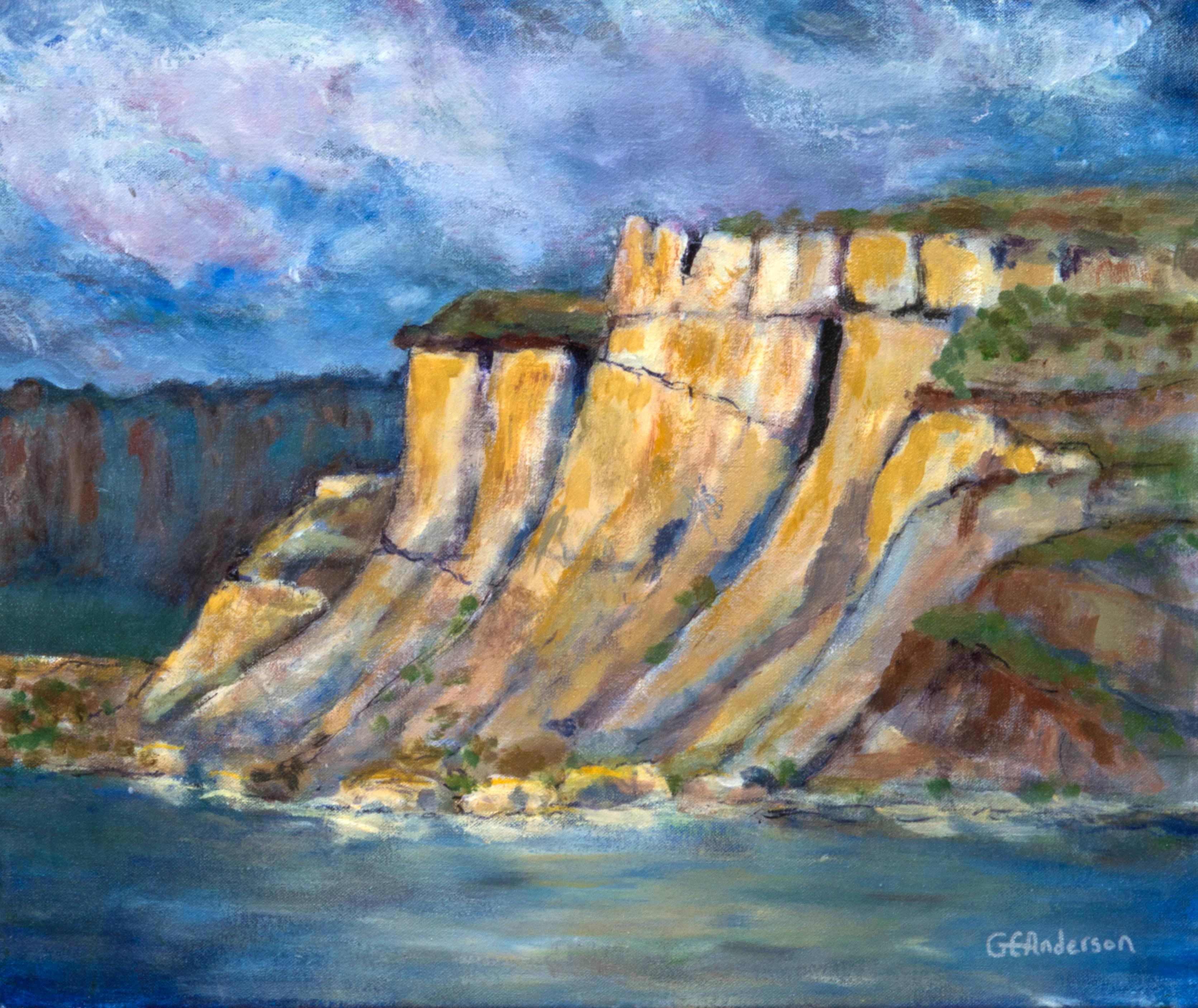 3342x2811 Green River Plateau Painting With A Stroke - Plateau Painting